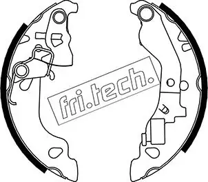 Комплект тормозных колодок FRITECH 1034103Y (фото 1)