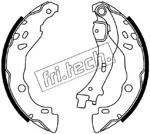 Комплект тормозных колодок FRITECH 1034109