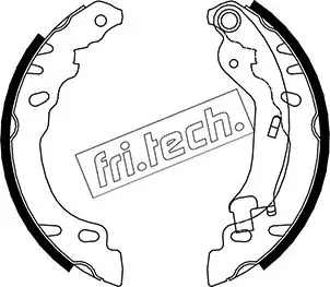 Комплект тормозных колодок FRITECH 1034114