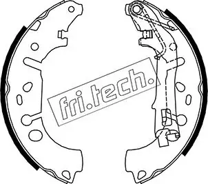 Комплект тормозных колодок FRITECH 1034117