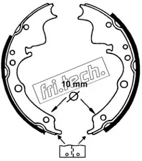 Комплект тормозных колодок FRITECH 1040118