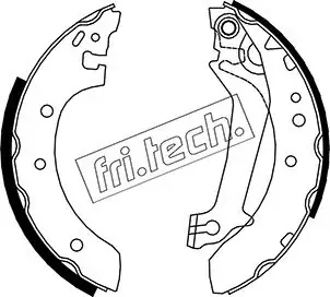 Комплект тормозных колодок FRITECH 1040142