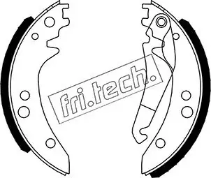 Комплект тормозных колодок FRITECH 1052125