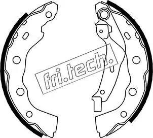 Комплект тормозных колодок FRITECH 1064170