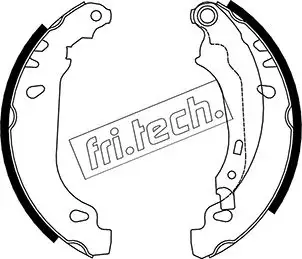 Комплект тормозных колодок FRITECH 1079191 (фото 1)
