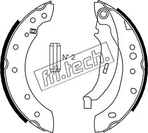 Комплект тормозных колодок FRITECH 1079195