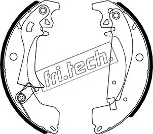 Комплект тормозных колодок FRITECH 1088219Y