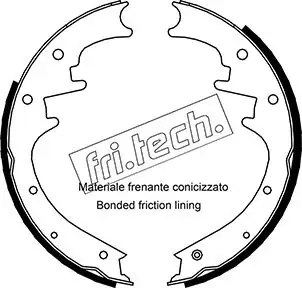 Комплект тормозных колодок FRITECH 1088224