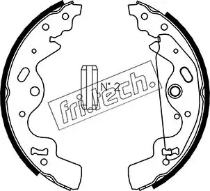 Комплект тормозных колодок FRITECH 1092308 (фото 1)