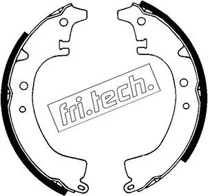 Комплект тормозных колодок FRITECH 1115227 (фото 1)