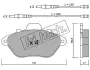 Комплект тормозных колодок, дисковый тормоз FRITECH 1920 (фото 1)
