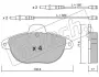 Комплект тормозных колодок, дисковый тормоз FRITECH 2990 (фото 1)