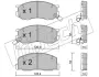 Комплект тормозных колодок, дисковый тормоз FRITECH 4710 (фото 1)