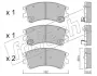 Комплект тормозных колодок, дисковый тормоз FRITECH 4920 (фото 1)
