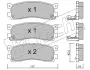 Комплект тормозных колодок, дисковый тормоз FRITECH 4940 (фото 1)
