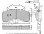 Комплект тормозных колодок, дисковый тормоз FRITECH 6060W (фото 1)