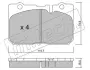 Комплект тормозных колодок, дисковый тормоз FRITECH 7730 (фото 1)