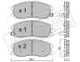 Комплект тормозных колодок, дисковый тормоз FRITECH 7940 (фото 1)