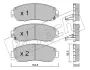 Комплект тормозных колодок, дисковый тормоз FRITECH 9200 (фото 1)