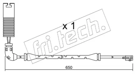 Сигнализатор, износ тормозных колодок FRITECH SU147