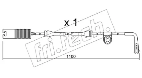 Сигнализатор, износ тормозных колодок FRITECH SU148
