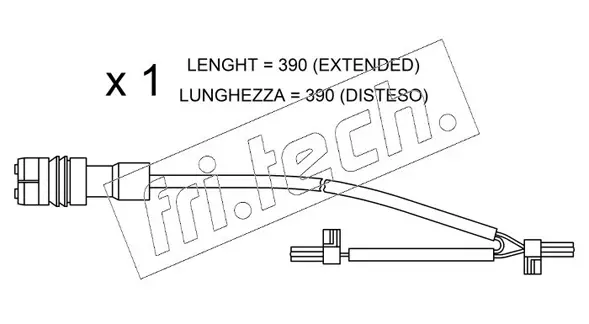 сигнализатор, износ тормозных колодок FRITECH SU264 - фото 1
