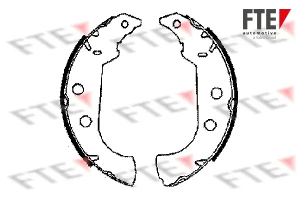 Комплект тормозных колодок FTE BB1108A1 (фото 1)