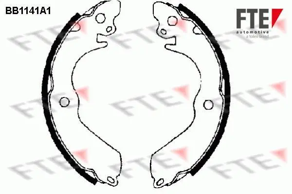 Комплект тормозных колодок FTE BB1141A1 (фото 1)