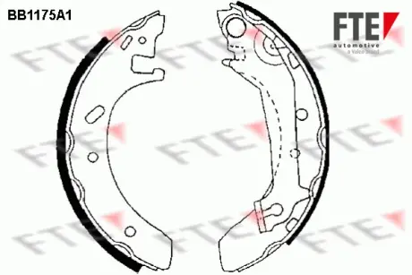 Комплект тормозных колодок FTE BB1175A1