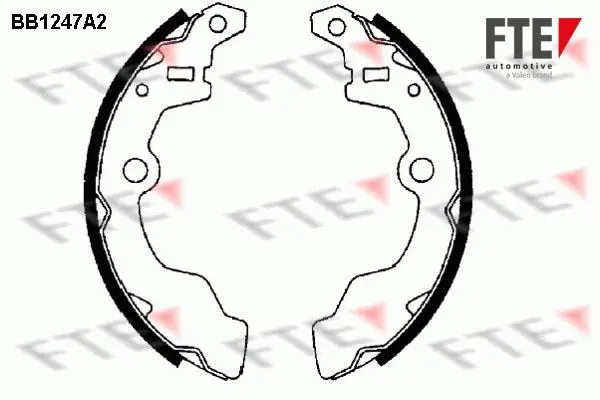 Комплект тормозных колодок FTE BB1247A2 (фото 1)