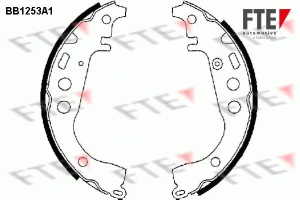 Комплект тормозных колодок FTE BB1253A1 (фото 1)