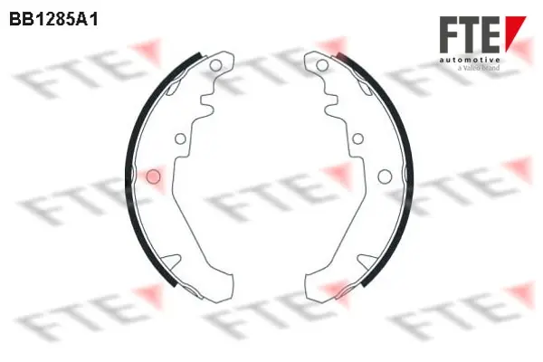 Комплект тормозных колодок FTE BB1285A1 (фото 1)
