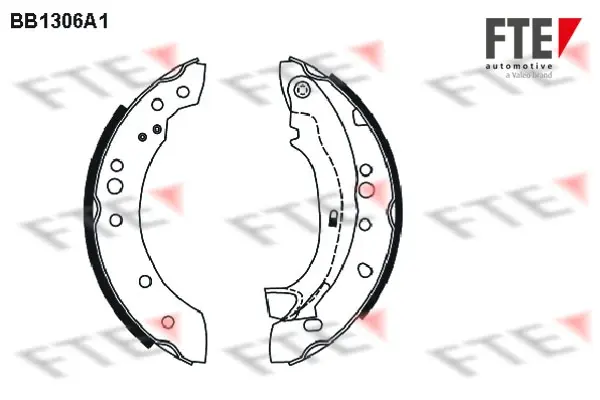 Комплект тормозных колодок FTE BB1306A1 (фото 1)