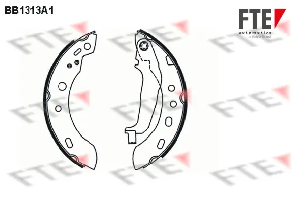 Комплект тормозных колодок FTE BB1313A1 (фото 1)
