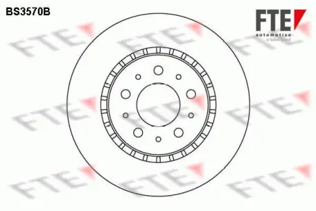 Тормозной диск FTE BS3570B