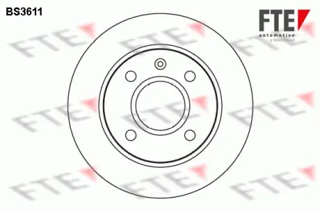 Тормозной диск FTE BS3611