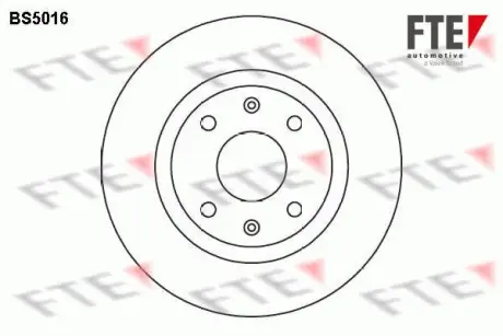 Тормозной диск FTE BS5016