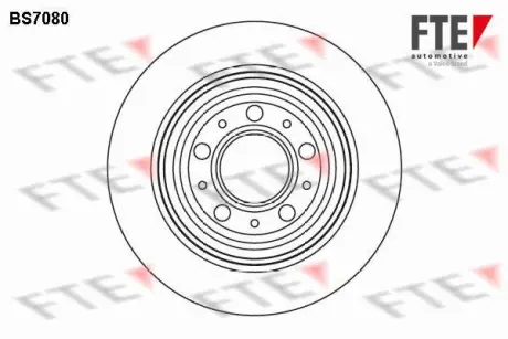 Тормозной диск FTE BS7080