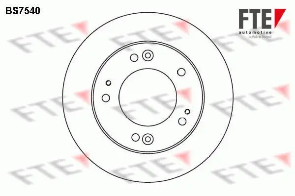 Тормозной диск FTE BS7540 (фото 1)