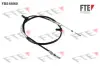 Hand brake cable. Трос ручного гальма FTE FBS18060 (фото 1)