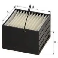 Fuel filter, water separator, element. Фильтр топливный, сепаратор, элемент FUCHS 5501648523