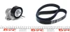 Комплект ременя генератора Citroen C2/C3/C4/Peugeot 207/307 1.1-1.6 02- (6PK1053) GATES K036PK1053 (фото 2)