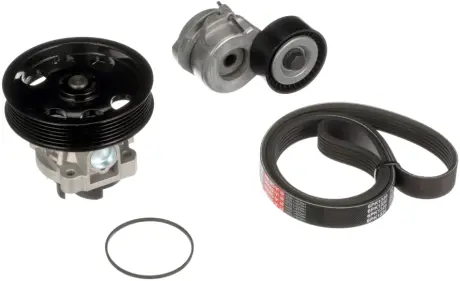 Водяной насос + комплект ручейковых ремней GATES KP16PK1320
