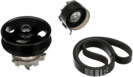 Водяной насос + комплект ручейковых ремней GATES KP26PK1320
