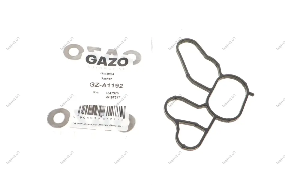Прокладка корпуса фільтра масляного Fiat Punto/Opel Corsa/Combo 1.3 D/CDTI 04- GAZO GZ-A1192 (фото 1)