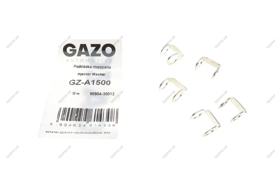 Прокладка форсунки Toyota Land Cruiser 3.0 D-4D 00- (к-кт 5 шт) GAZO GZA1500 (фото 1)