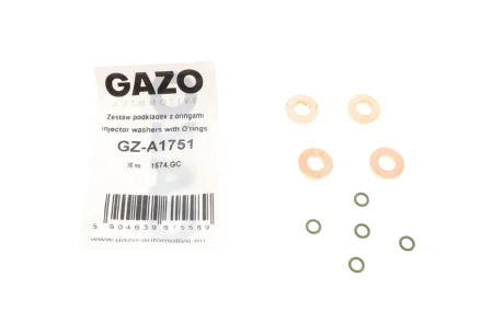 Шайба під форсунку Ford Mondeo/Focus 2.0 TDCi 10- (к-кт 4шт) (+ ущільнювачі) GAZO GZ-A1751