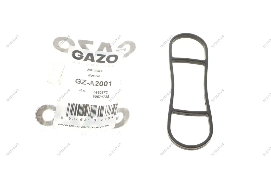 Прокладка радіатора масляного Opel Astra/Vectra/Zafira 2.0/2.2D 96-15 GAZO GZ-A2001 (фото 1)
