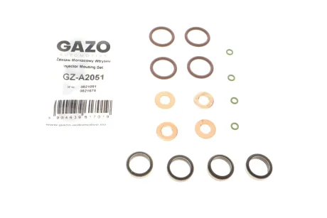 Ремкомплект форсунки Opel Astra G 2.0-2.2 DI 98-05 (к-к-т на 4шт) GAZO GZ-A2051