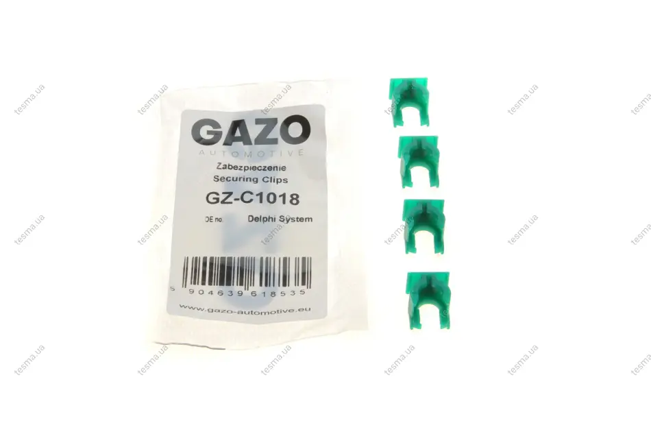 фіксатор шланга зливу форсунки (Delphi) (к-кт) GAZO GZC1018 - фото 1